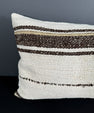 Turkish Hemp Pillow Cushion Natural Beige Brown Pillow Cushion Cover 16" x 24" #30220