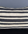 Turkish Hemp Pillow Cushion Natural Beige Black Pillow Cushion Cover 16" x 24" #30125