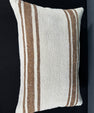 Turkish Hemp Pillow Cushion Natural Beige Brown Pillow Cushion Cover 16" x 24" #30131
