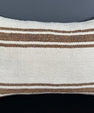 Turkish Hemp Pillow Cushion Natural Beige Brown Pillow Cushion Cover 16" x 24" #30131