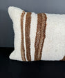 Turkish Hemp Pillow Cushion Natural Beige Brown Pillow Cushion Cover 16" x 24" #30146