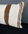 Turkish Hemp Pillow Cushion Natural Beige Brown Pillow Cushion Cover 16" x 24" #30146