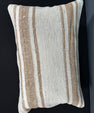 Turkish Hemp Pillow Cushion Natural Beige Brown Pillow Cushion Cover 16" x 24" #30008