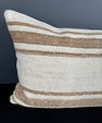 Turkish Hemp Pillow Cushion Natural Beige Brown Pillow Cushion Cover 16" x 24" #30008