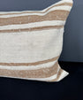 Turkish Hemp Pillow Cushion Natural Beige Brown Pillow Cushion Cover 16" x 24" #30008