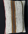 Turkish Hemp Pillow Cushion Natural Beige Brown Pillow Cushion Cover 16" x 24" #30145