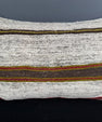 Turkish Hemp Pillow Cushion Natural Beige Brown Pillow Cushion Cover 16" x 24" #30145