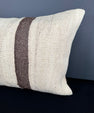 Turkish Hemp Pillow Cushion Natural Beige Brown Pillow Cushion Cover 16" x 24" #30009