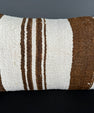 Turkish Hemp Pillow Cushion Natural Beige Brown Pillow Cushion Cover 16" x 24" #30035