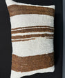 Turkish Hemp Pillow Cushion Natural Beige Brown Pillow Cushion Cover 16" x 24" #30120