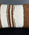 Turkish Hemp Pillow Cushion Natural Beige Brown Pillow Cushion Cover 16" x 24" #30120