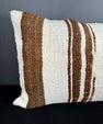 Turkish Hemp Pillow Cushion Natural Beige Brown Pillow Cushion Cover 16" x 24" #30120