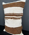 Turkish Hemp Pillow Cushion Natural Beige Brown Pillow Cushion Cover 16" x 24" #30120