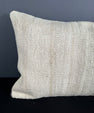 Turkish Hemp Pillow Cushion Natural Beige Black Pillow Cushion Cover 16" x 24" #30132