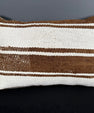 Turkish Hemp Pillow Cushion Natural Beige Brown Pillow Cushion Cover 16" x 24" #30123