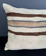 Turkish Hemp Pillow Cushion Natural Beige Brown Pillow Cushion Cover 16" x 24" #30109