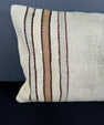 Turkish Hemp Pillow Cushion Natural Beige Brown Pillow Cushion Cover 16" x 24" #30098