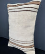 Turkish Hemp Pillow Cushion Natural Beige Brown Pillow Cushion Cover 16" x 24" #30098