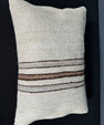 Turkish Hemp Pillow Cushion Natural Beige Brown Pillow Cushion Cover 16" x 24" #30110