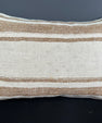 Turkish Hemp Pillow Cushion Natural Beige Brown Pillow Cushion Cover 16" x 24" #30114