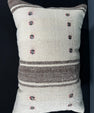 Turkish Hemp Pillow Cushion Natural Beige Brown Pillow Cushion Cover 16" x 24" #30038