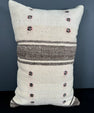 Turkish Hemp Pillow Cushion Natural Beige Brown Pillow Cushion Cover 16" x 24" #30038