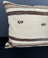 Turkish Hemp Pillow Cushion Natural Beige Brown Pillow Cushion Cover 16" x 24" #30136
