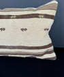 Turkish Hemp Pillow Cushion Natural Beige Brown Pillow Cushion Cover 16" x 24" #30136