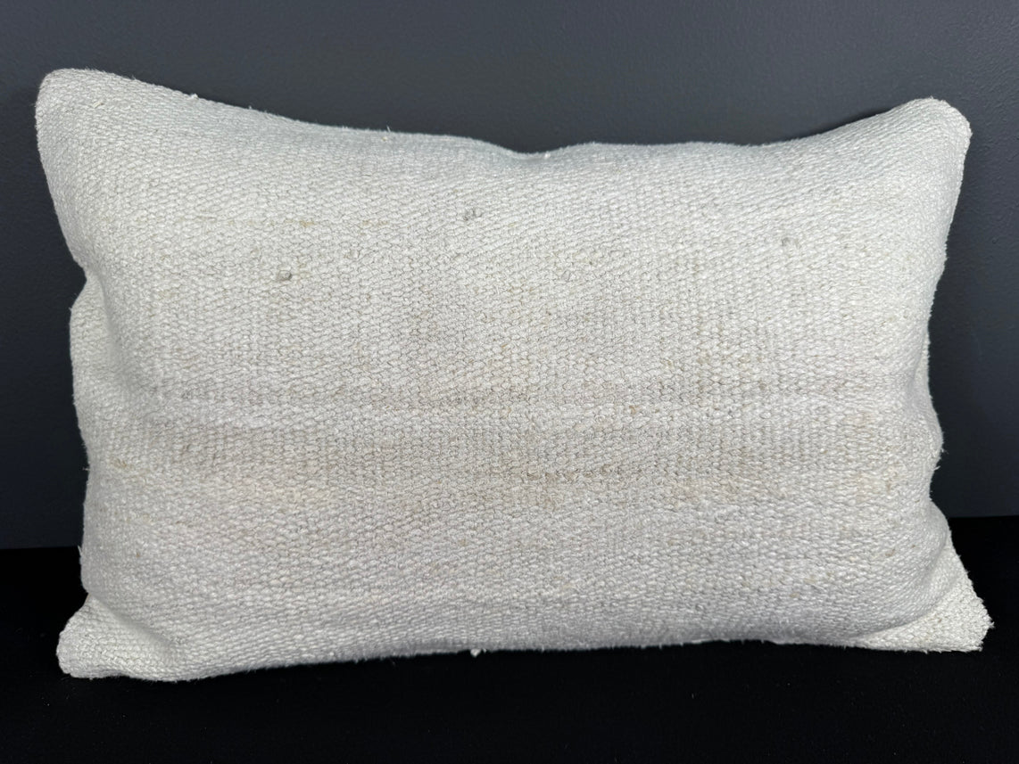 Turkish Hemp Pillow Cushion Natural Beige Pillow Cushion Cover 16" x 24" #30137