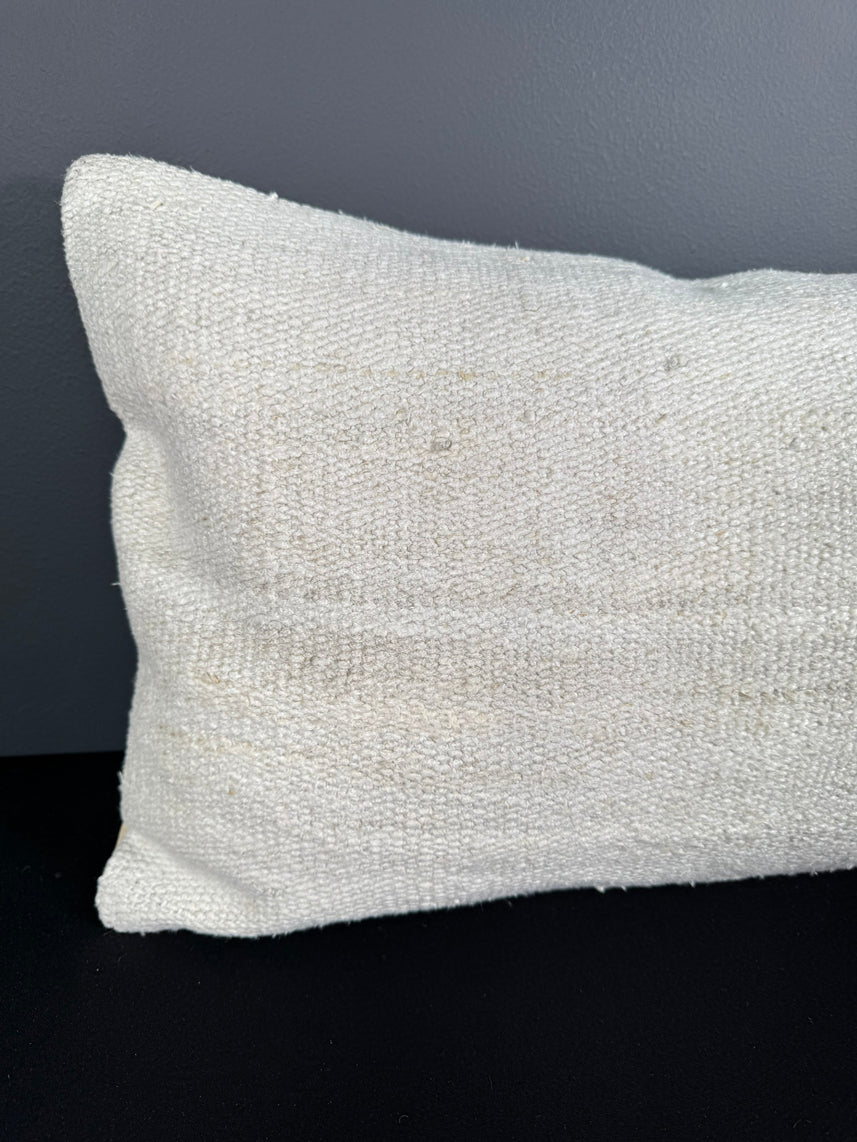 Turkish Hemp Pillow Cushion Natural Beige Pillow Cushion Cover 16" x 24" #30137