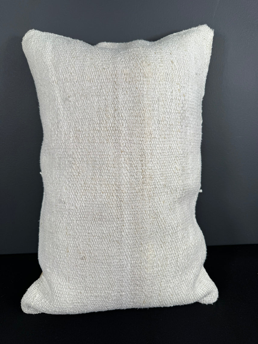 Turkish Hemp Pillow Cushion Natural Beige Pillow Cushion Cover 16" x 24" #30137