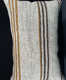 Turkish Hemp Pillow Cushion Natural Beige Brown Pillow Cushion Cover 16" x 24" #30127