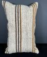 Turkish Hemp Pillow Cushion Natural Beige Brown Pillow Cushion Cover 16" x 24" #30127