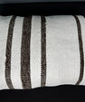 Turkish Hemp Pillow Cushion Natural Beige Dark Brown Pillow Cushion Cover 16" x 24" #30126