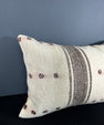 Turkish Hemp Pillow Cushion Natural Beige Brown Pillow Cushion Cover 16" x 24" #30042