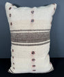 Turkish Hemp Pillow Cushion Natural Beige Brown Pillow Cushion Cover 16" x 24" #30042