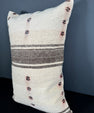 Turkish Hemp Pillow Cushion Natural Beige Brown Pillow Cushion Cover 16" x 24" #30042