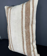 Turkish Hemp Pillow Cushion Natural Beige Brown Pillow Cushion Cover 16" x 24" #30043