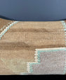 Turkish Hemp Pillow Cushion Natural Blue Brown Pillow Cushion Cover 16" x 24" #30111