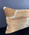 Turkish Hemp Pillow Cushion Natural Blue Brown Pillow Cushion Cover 16" x 24" #30111