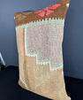 Turkish Hemp Pillow Cushion Natural Blue Brown Pillow Cushion Cover 16" x 24" #30111