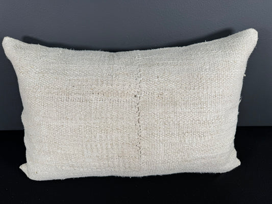 Turkish Hemp Pillow Cushion Natural Beige Pillow Cushion Cover 16" x 24" #30112
