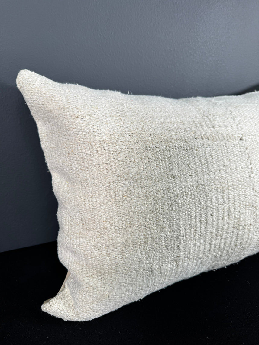 Turkish Hemp Pillow Cushion Natural Beige Pillow Cushion Cover 16" x 24" #30112