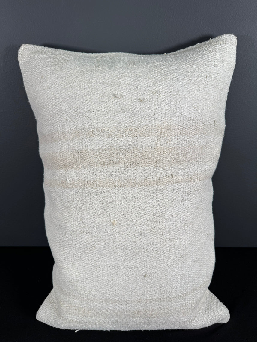 Turkish Hemp Pillow Cushion Natural Beige Pillow Cushion Cover 16" x 24" #30100