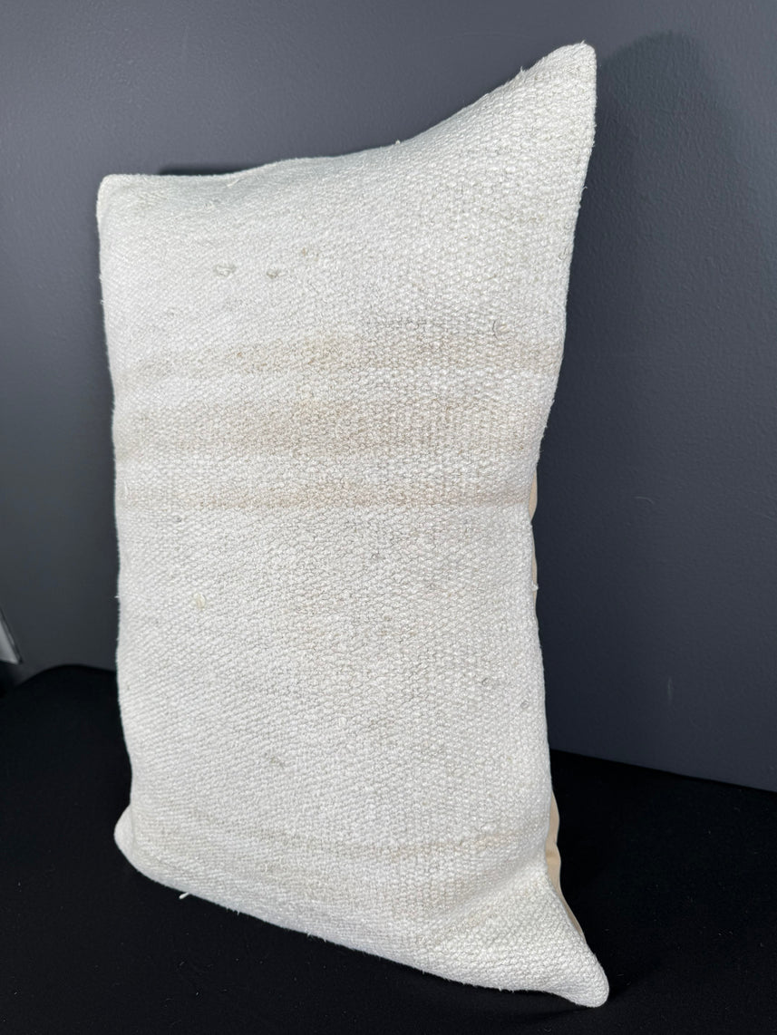 Turkish Hemp Pillow Cushion Natural Beige Pillow Cushion Cover 16" x 24" #30100