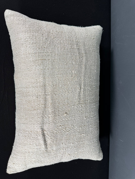 Turkish Hemp Pillow Cushion Natural Beige Pillow Cushion Cover 16" x 24" #30113
