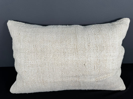 Turkish Hemp Pillow Cushion Natural Beige Pillow Cushion Cover 16" x 24" #30113