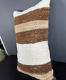 Turkish Hemp Pillow Cushion Natural Beige Brown Pillow Cushion Cover 16" x 24" #30021