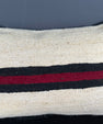 Turkish Hemp Pillow Cushion Natural Beige Red Pillow Cushion Cover 16" x 24" #30022