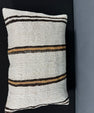 Turkish Hemp Pillow Cushion Natural Beige Brown Pillow Cushion Cover 16" x 24" #30027